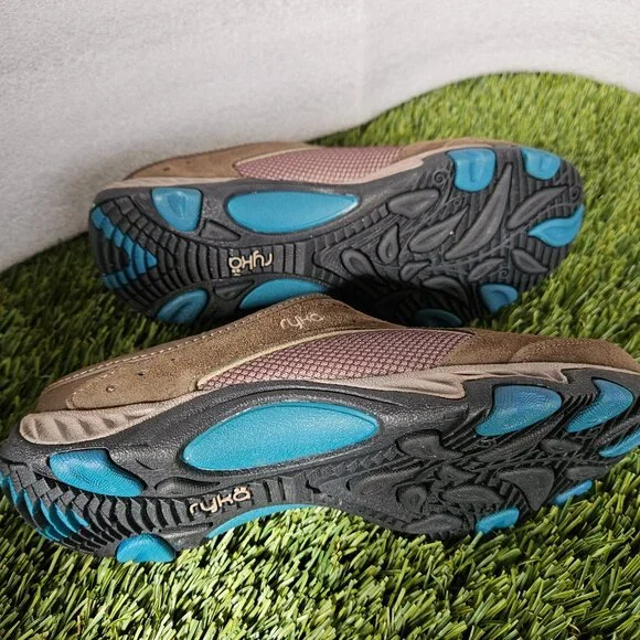 Ryka Nitracel Outdoor Mule – Brown/Teal – Women’s Size 8 – New in Box - Picture 3 of 5